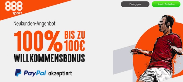 888sport Bonus für Sportwetten