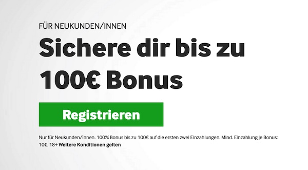 Betway Nekundenbonus 50+50 Euro