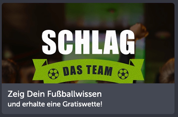 ComeOn Schlag das Team