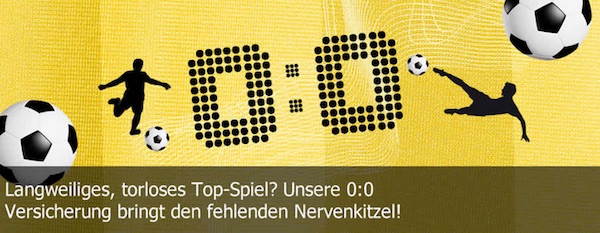 Interwetten: Geld zurück bei 0:0