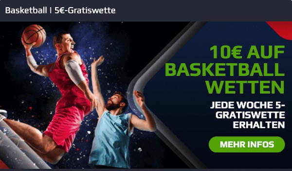 Basketball Gratiswette bei Netbet!