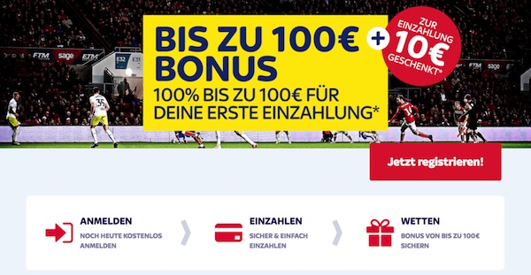 Der Willkommensbonus von Sky Bet