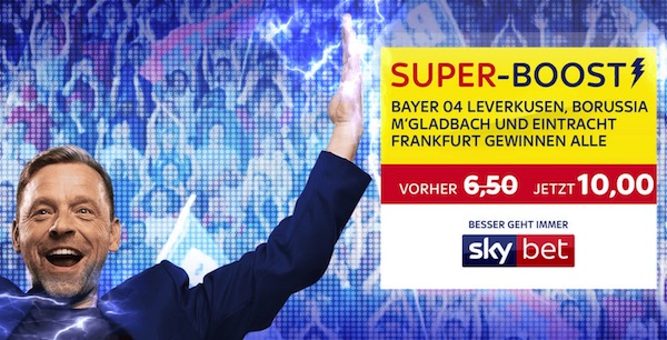 Sky Bet Super Boost: Erhöhte Bundesliga Quoten