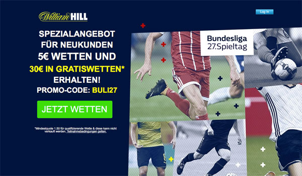 Spezialwette Deutsche Bundesliga William Hill