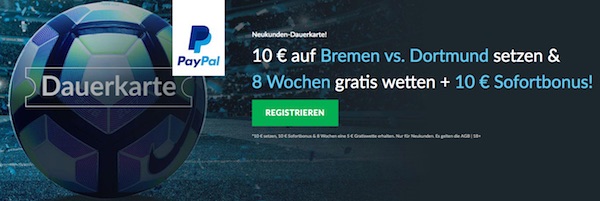 BetVictor Dauerkarte zu Werder vs. Dortmund