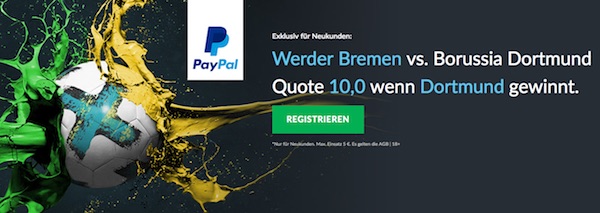 10.0 auf BVB-Sieg in Bremen bei BetVictor