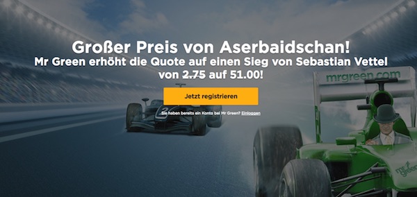 MrGreen: 51.0 auf Vettel in Baku