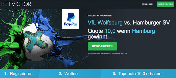 Quotenboost Wolfsburg Hamburg Bundesliga Quotenboost