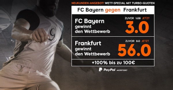 888sport: Erhöhte Quoten zum Pokal-Finale