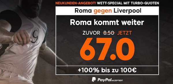 Verbesserte Quote auf Rom Aufstieg bei 888sport