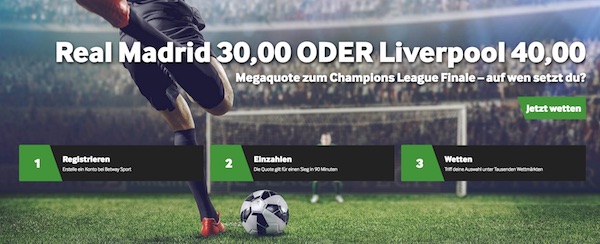 Betway Quotenboost zu Real-Liverpool