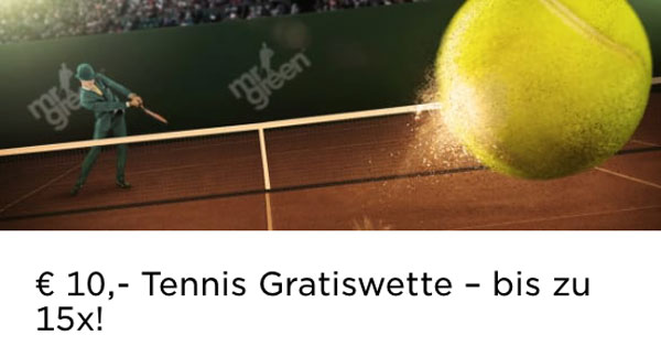 Mr Green Tennis Wette French Open
