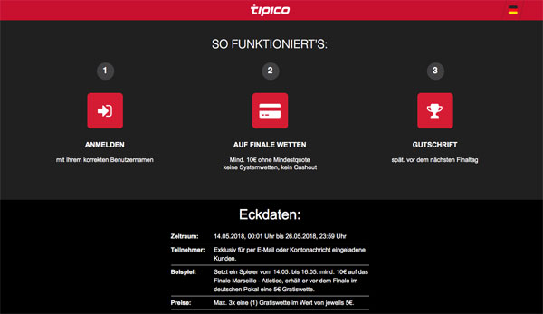 Tipico Wette Finale Quartett
