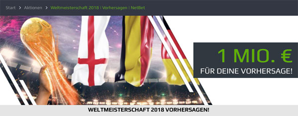 Netbet WM Vorhersage 2018 Russland