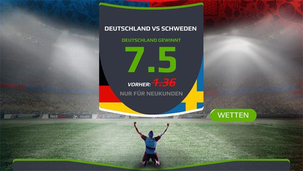 Netbet Deutschland Quotenboost Schweden