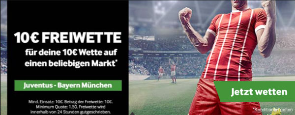Betway Gratiswetten Freebets Champions Cup