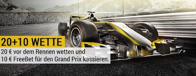 Hockenheim: 10€ Live Freebet bei Bwin kassieren