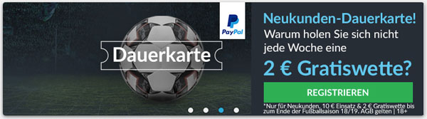 BetVictor Dauerkarte Wette Neukunden