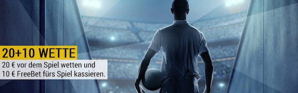 Bwin: Live Freebet zum Supercup kassieren