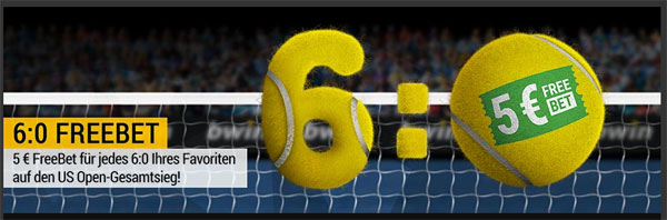 Freebet bei Bwin zu Tennis Wette