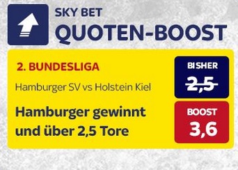 HSV vs. Kiel: Top Quoten bei Sky Bet