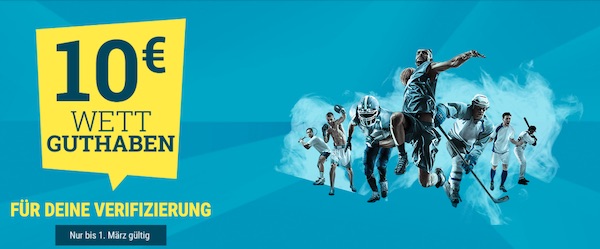 Sportwetten.de 10€ Gratiswette