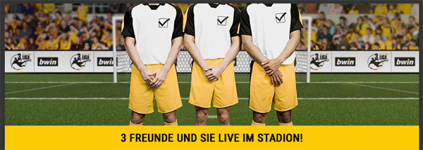 Bwin Wette dritte Liga