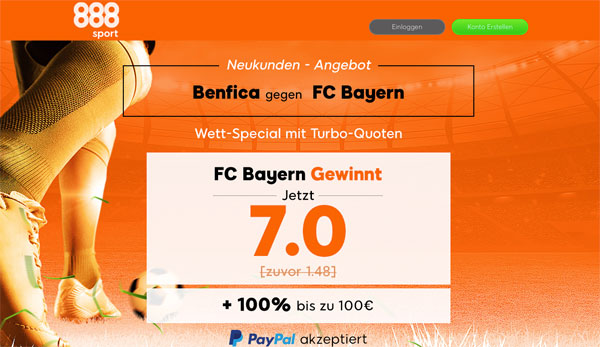 Champions League Benfica Bayern Wette