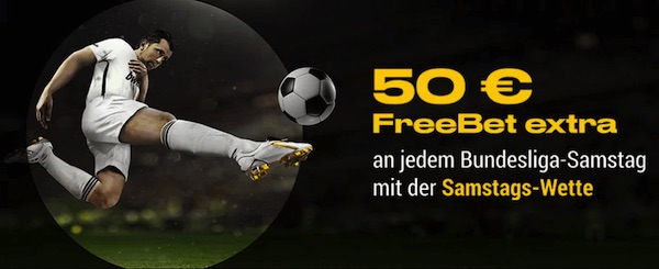 Bwin Kombiwetten Freebet jeden Bundesliga Samstag