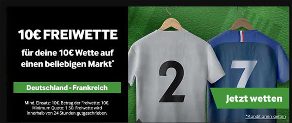 Deutschland Frankreich Wette Betway