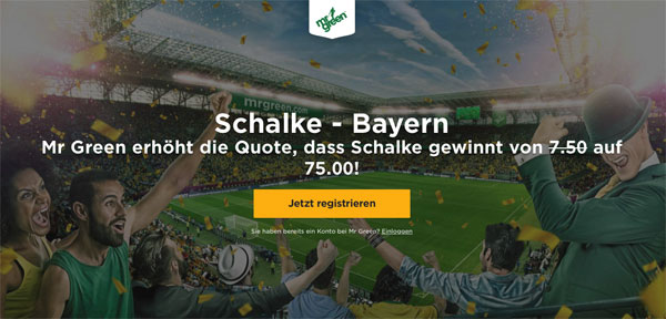 Schalke Wette Bayern Quotenboost