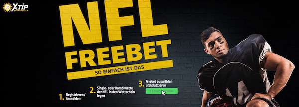 5€ NFL Freebet von XTiP