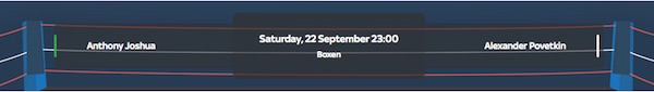 Joshua vs. Povetkin bei Sky Bet