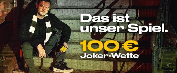 Die 100€ Jokerwette von Bwin