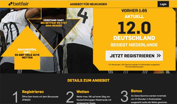 quotenboost wette deutschland betfair