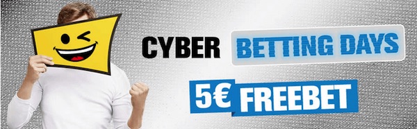 Cyber Monday bei Interwetten: 5€ geschenkt