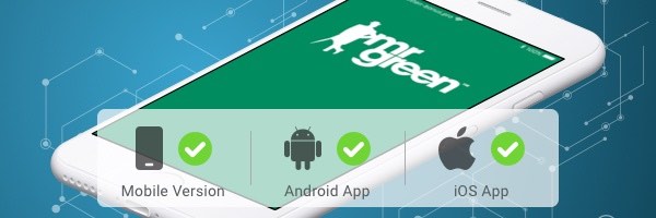 MrGreen mit mobiler Version und nativen iOS/Android Apps