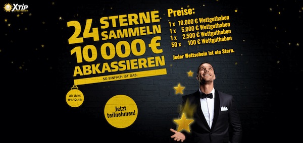 XTiP Weihnachts-Gewinnspiel: 50.000€ abstauben!