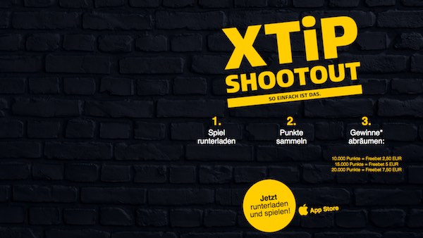 XTiP mit dem Smartphone Gewinnspiel Shootout