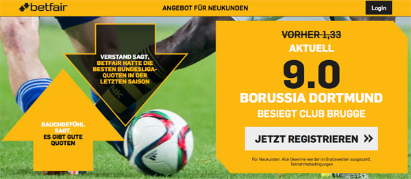 Top Wette Betfair Dortmund