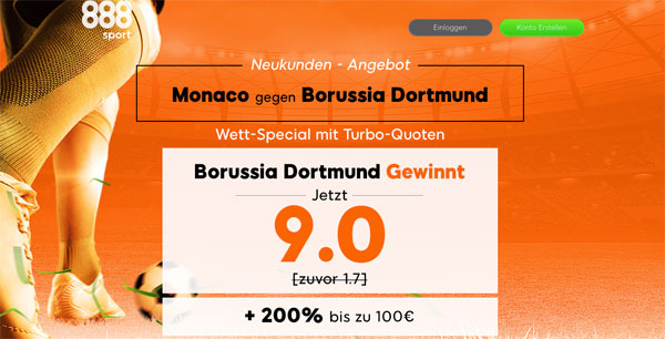 Dortmund Monaco 888sport