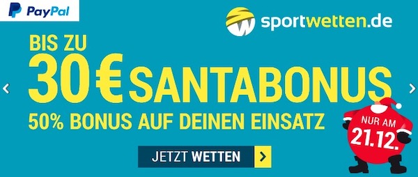 Sportwetten.de Santabonus