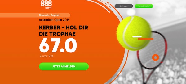 Traum-Quote auf einen Kerber-Erfolg bei den Australian Open