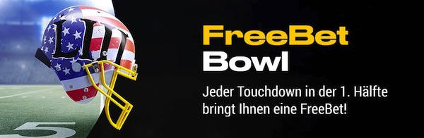 Super Bowl bei Bwin: Touchdowns werden mit Freebets belohnt