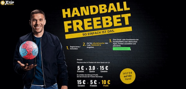 5€ XTiP Freiwette ohne Einzahlung bis 13.1.