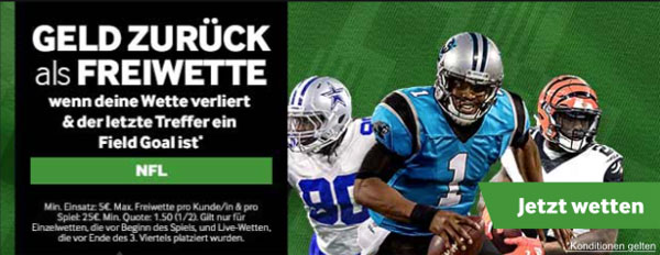 NFL Wette Neukunden Wette