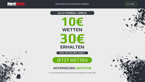 Netbet Wette Fußball Neukunden