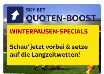 SkyBet Special: Erhöhte Quoten auf diverse Langzeitwetten