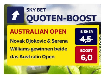 SkyBet Quotenboost zu den Australian Open