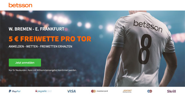 Betsson Wette Bremen Frankfurt